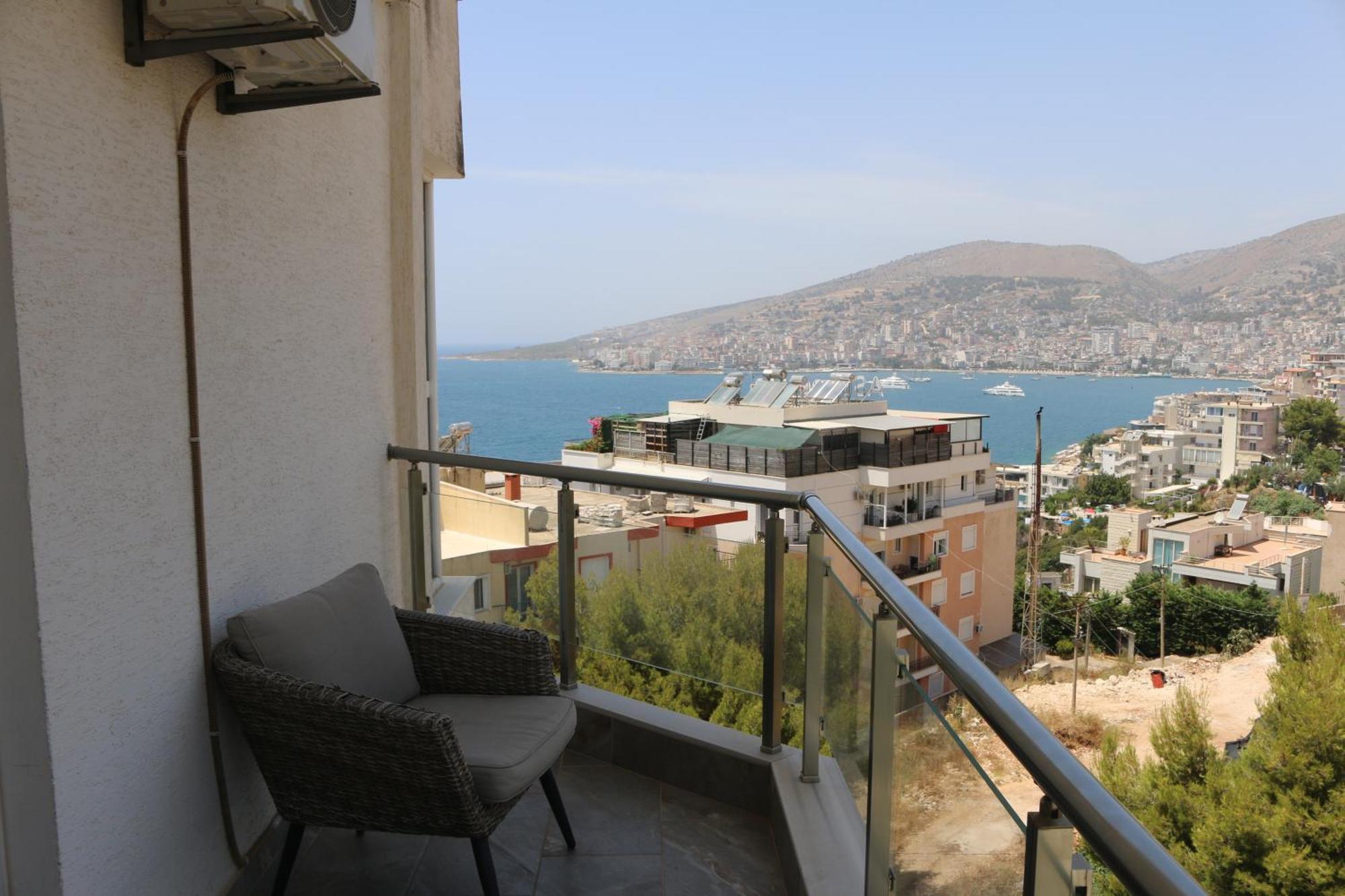 SarandëInfinity Sea View Penthouseアパートメント エクステリア 写真